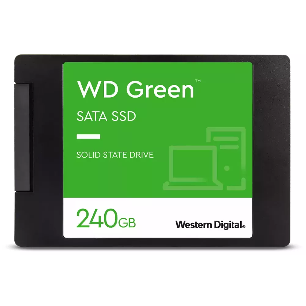 1. Unidad de Estado Sólido Western Digital Green, 240GB, SATA 6Gb/s 2.5", 545MB/s - Imagen 1