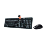 Combo Genius Teclado + Mouse Wireless, Black
