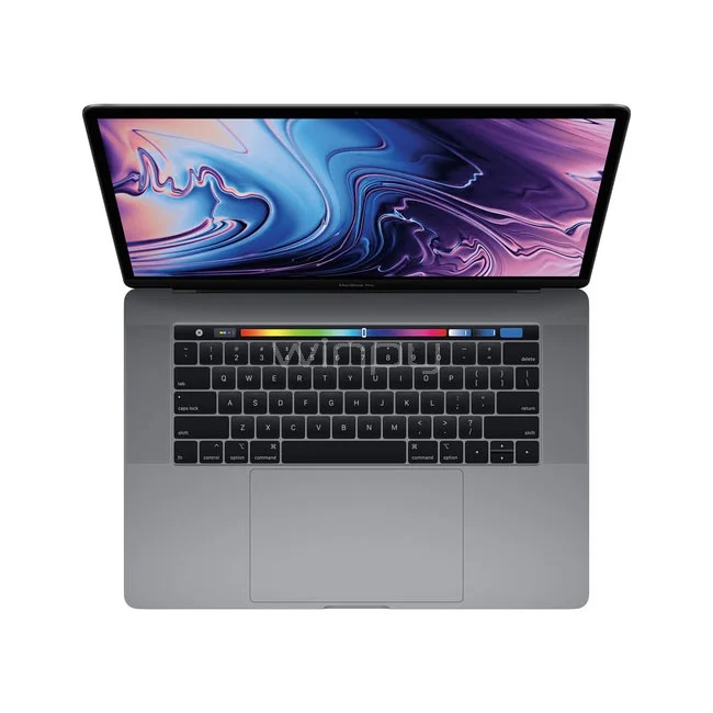 w16793_4512 Apple MacBook Pro de 15.4“ con Touch Bar (i9 OctaCore, Radeon Pro 560X, 16GB RAM, 512GB SSD, Mid 2019, Space Gray) - Imagen 1